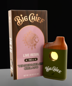 Big Chief Watermelon Gelato THCA 3g disposable vape